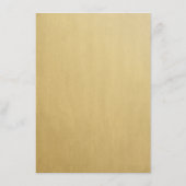 結婚の詳細カードヴィンテージ招待状の挿入 エンクロージャーカード (裏面)