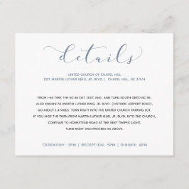 結婚の詳細情報渦巻形の書道タイポグラフィ エンクロージャーカード
