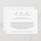 結婚の詳細情報渦巻形の書道タイポグラフィ エンクロージャーカード (正面/裏面)