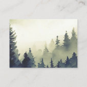 結婚の詳細 小さな封筒カード エンクロージャーカード (裏面)