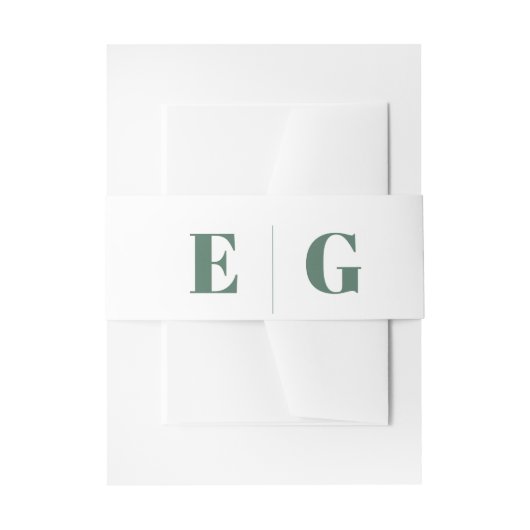 結婚の詳細 現代の結婚式 招待状の胴体部分 招待状ベリーバンド (正面例)