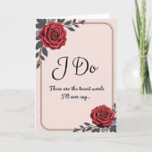 結婚の誓いのカード カード (正面)