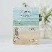 結婚の誓いの更新 ご出席確認 海洋 ネット 出欠カード (スタンド正面)