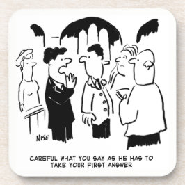 結婚の誓いビカールと花婿介添人。のおもしろいジョーク コースター