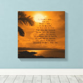 結婚の誓いワードアート写真 キャンバスプリント (インサイチュ (ウッドフロア))