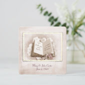 結婚の誓い書 招待状 (スタンド正面)