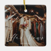 結婚の誓い セラミックオーナメント (正面)