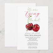 結婚の誓い チェリーエンゲージメント 招待状 (正面/裏面)