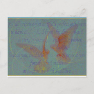 結婚の誓い ポストカード