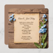 結婚の誓忘れの更新 招待状 (正面/裏面)