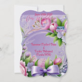 結婚の請求書Violet(Horizon) RFPMDesigns ©️ 2024 招待状 (正面)