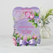 結婚の請求書Violet(Horizon) RFPMDesigns ©️ 2024 招待状 (スタンド正面)