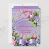 結婚の請求書Violet(Horizon) RFPMDesigns ©️ 2024 招待状 (正面)