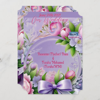 結婚の請求書Violet(Horizon) RFPMDesigns ©️ 2024 招待状