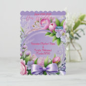 結婚の請求書Violet(Horizon) RFPMDesigns ©️ 2024 招待状 (スタンド正面)