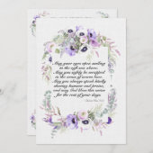 結婚の賛美招待状 招待状 (正面/裏面)