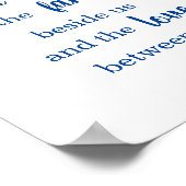 結婚の賛美 ポスター (角)