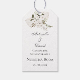 結婚の贈り物ラベルスペインの ギフトタグ