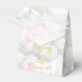 結婚の贈り物 – カラフルのブーケ結婚付き花嫁 フェイバーボックス