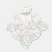 結婚の贈り物 – カラフルのブーケ結婚付き花嫁 フェイバーボックス (折り畳みなし)