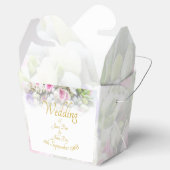 結婚の贈り物 – カラフルのブーケ結婚付き花嫁 フェイバーボックス (オープン)