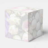 結婚の贈り物 – カラフルのブーケ結婚付き花嫁 フェイバーボックス (裏面サイド)