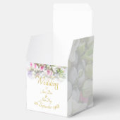 結婚の贈り物 – カラフルのブーケ結婚付き花嫁 フェイバーボックス (オープン)