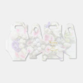 結婚の贈り物 – カラフルのブーケ結婚付き花嫁 フェイバーボックス (折り畳みなし)