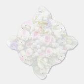 結婚の贈り物 – カラフルのブーケ結婚付き花嫁 フェイバーボックス (折り畳みなし)