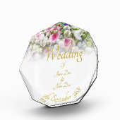 結婚の贈り物 – カラフルのブーケ結婚付き花嫁 フォトブロック (左)