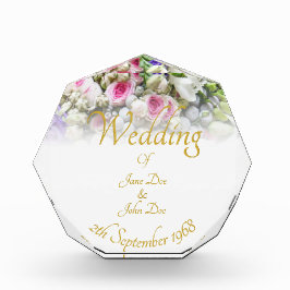 結婚の贈り物 – カラフルのブーケ結婚付き花嫁 フォトブロック