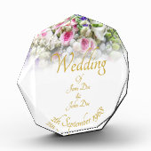 結婚の贈り物 – カラフルのブーケ結婚付き花嫁 フォトブロック (左)