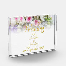 結婚の贈り物 – カラフルのブーケ結婚付き花嫁