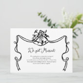 結婚の鐘の写真 結婚発表 招待状 (スタンド正面)