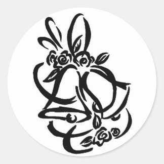 結婚の鐘の音 ラウンドシール