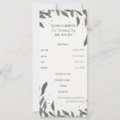 結婚の離れエレガントシンプルのモダン吸光度 (裏面)