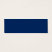 結婚の青い航海の金ゴールドレジストリ挿入カード (裏面)