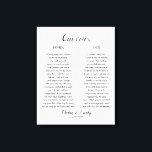 結婚の願い キャンバスプリント<br><div class="desc">の結婚Vows Canvas Print</div>