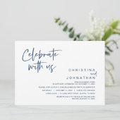 結婚の駆け落ちのパーティー祝は我々と 招待状 (スタンド正面)