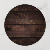 結婚の駆け落ちディナーモダン素朴コテージ メニュー (裏面)