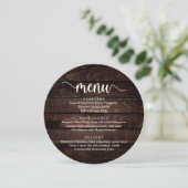 結婚の駆け落ちディナーモダン素朴コテージ メニュー (スタンド正面)