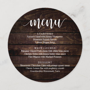 結婚の駆け落ち披露宴ディナー素朴コテージ メニュー