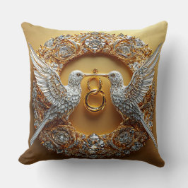 結婚の鳥 クッション