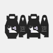 結婚の黒塗り フェイバーボックス (折り畳みなし)