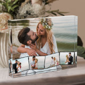 結婚の5フォトコラージグジグザグフォトストリップ フォトブロック