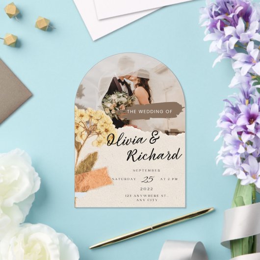 結婚の アクリル招待状 (インサイチュ (ウェディング))