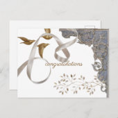 結婚の インビテーションポストカード (正面/裏面)