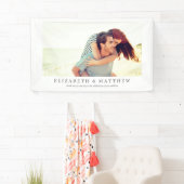 〜結婚の|エレガントモダン 横断幕 (インサイチュ)