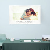 〜結婚の|エレガントモダン 横断幕 (トレードショー)