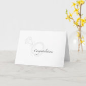 結婚の カード (黄色い花)